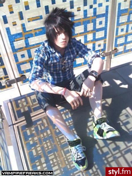 EMO Alternatywne Średnie Fryzury