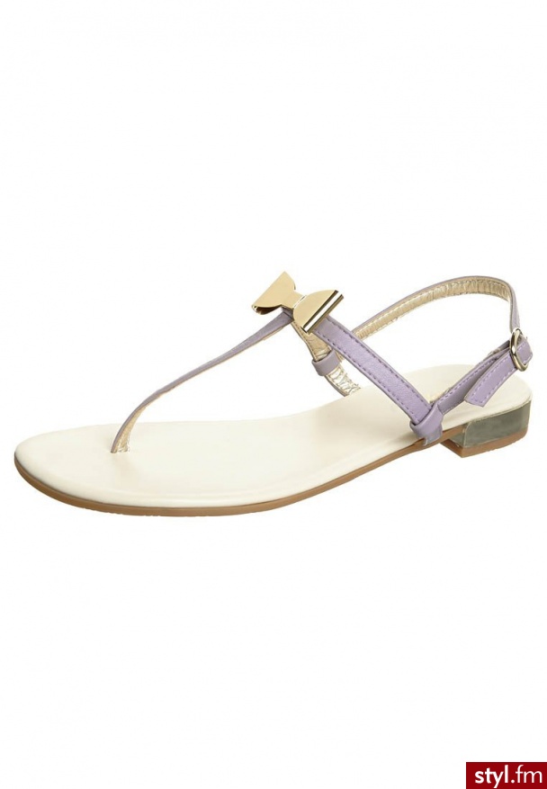 Taupage Japonki lilia (12682) - Klapki Buty Moda