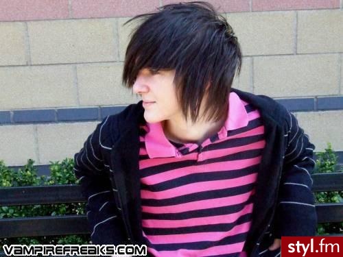 EMO Alternatywne Średnie Fryzury