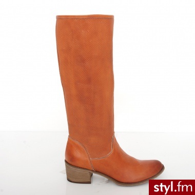 Venezia KOZAKI AŻUROWE M5090 NEV ARA - Kozaki Buty Moda