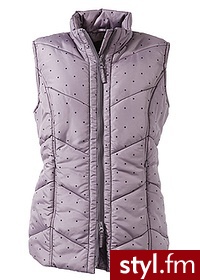 Bonprix Kamizelka szaro-czarny w gwiazdki 965983_17081 - Kamizelki Okrycia Moda