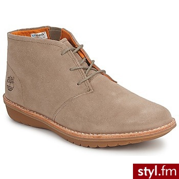 Timberland Buty Ek Front Country Travel Leather Chukka Beż Odcienie beżu i brązu Półbuty - Półbuty Buty Moda
