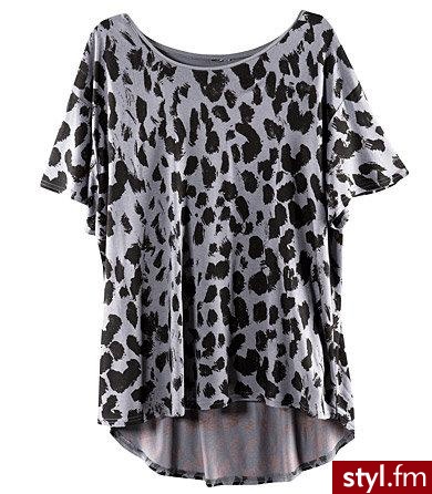 h&m bluzeczka z motywami zwierzęcymi - Pozostałe Ciuchy Moda