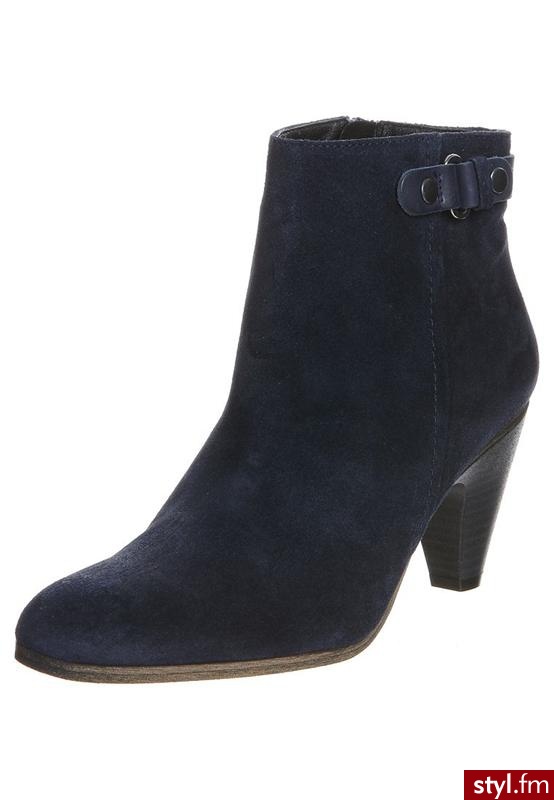 Pier One Botki niebieski - Botki Buty Moda