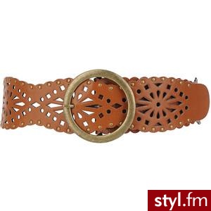 Studded Laser Cut Belt - Forever21 - Polyvore. Pobrano ze strony: http://www.polyvore.com/studded_laser_cut_belt/thing?id=33090261 - Misz-masz
