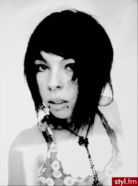 EMO Alternatywne Średnie Fryzury