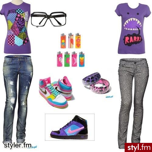 moda xD. kolory, styl młodzieżowy . oldshool - Styler