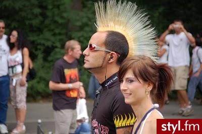 Punk Rock Alternatywne Średnie Fryzury