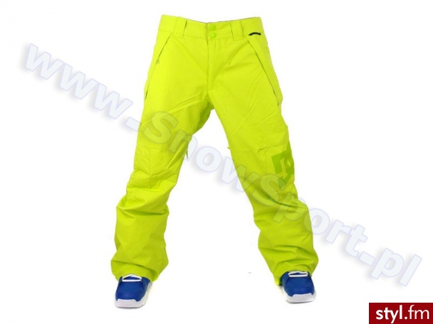 Spodnie Dc Banshee Lime 2013 - Pozostałe Spodnie Moda