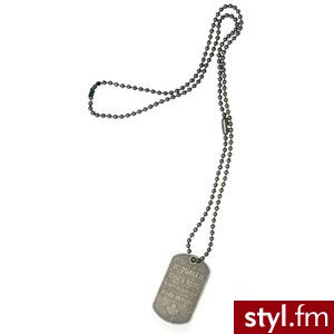 DSQUARED - LOGO DOG TAG NECKLACE - Polyvore. Pobrano ze strony: http://www.polyvore.com/dsquared_logo_dog_tag_necklace/thing?id=11379483 - Pozostałe Dodatki Moda
