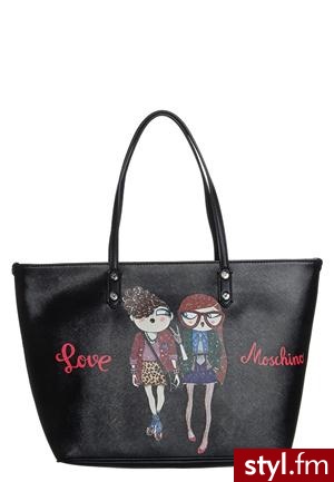 Love Moschino Torba na zakupy czarny - Torebki na co dzień Torebki Moda