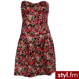Article | Robe bustier fleurie | Pimkie France - Polyvore. Pobrano ze strony: http://www.polyvore.com/article_robe_bustier_fleurie_pimkie/thing?id=16425517 - Pozostałe Ciuchy Moda