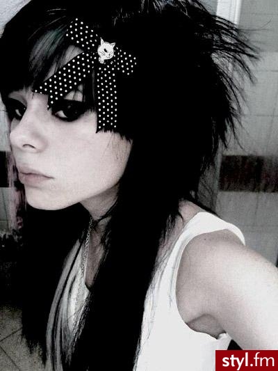 EMO Alternatywne Średnie Fryzury