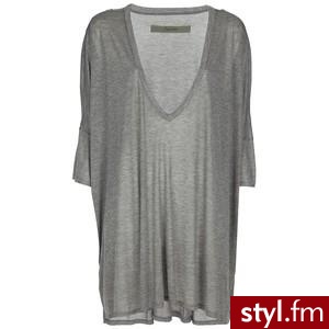 ENZA COSTA MV435 GREY MODAL/VISCOSE T-SHIRT - Polyvore. Pobrano ze strony: http://www.polyvore.com/enza_costa_mv435_grey_modal/thing?id=32076826#1302886783775 - Misz-masz