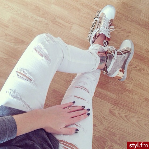 Jeansy Spodnie Moda