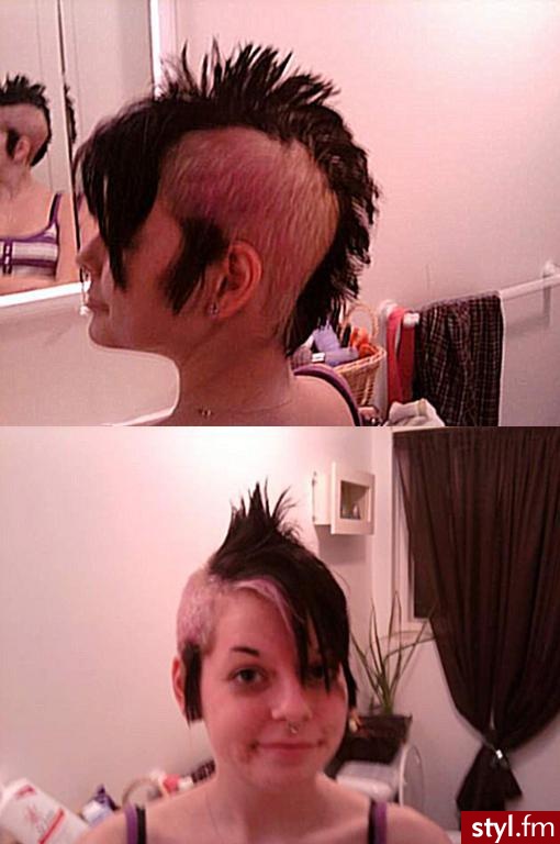 Punk Rock Alternatywne Średnie Fryzury