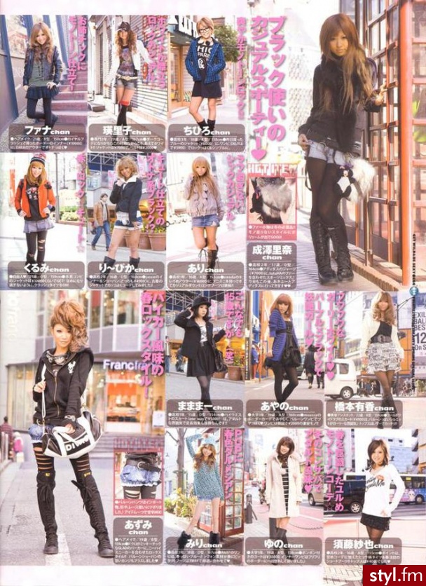 Shibuyaa! Japan Style ! ;D - Moda uliczna Inne Moda