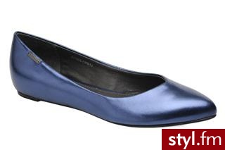 Esprit Balerinki Lyra Ballerina Niebieski - Balerinki Buty Moda