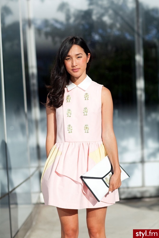 This blogger thinks pink NY FASHION WEEK WIOSNA 2013 - Dzienne Sukienki Moda
