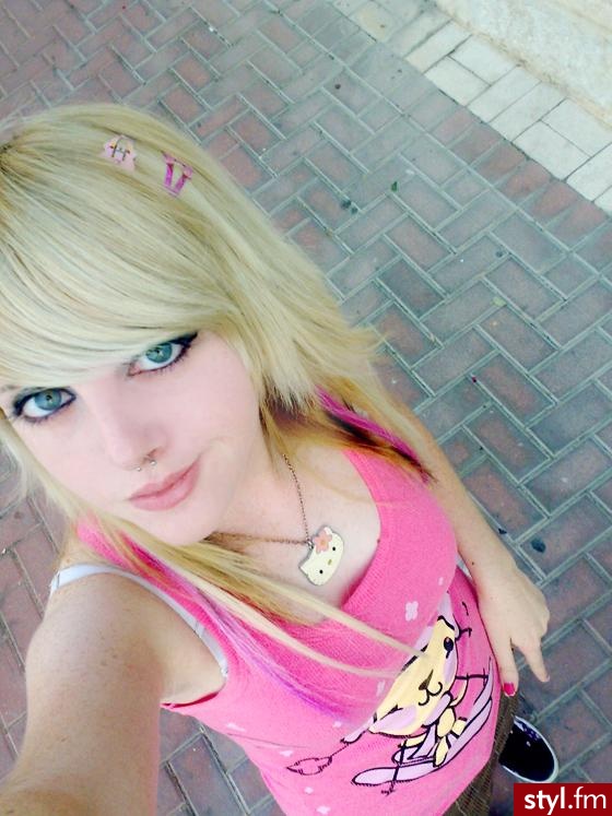 EMO Alternatywne Średnie Fryzury