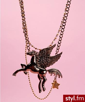 Wisiorek z Pegazem od Betsey Johnson - 50$ - Pozostałe Dodatki Moda