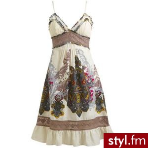 Pintuck Crochet Dress - Teen Clothing by Wet Seal - Polyvore. Pobrano ze strony: http://www.polyvore.com/pintuck_crochet_dress_teen_clothing/thing?id=14962967 - Pozostałe Ciuchy Moda