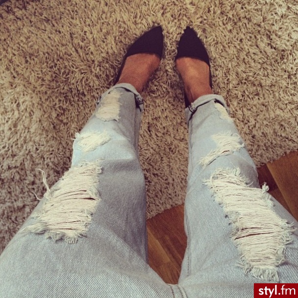 Jeansy Spodnie Moda