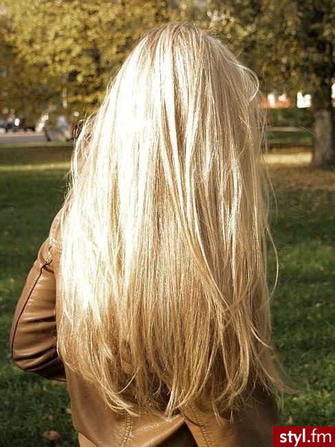 Blond Rozpuszczone Proste Na co dzień Długie Fryzury