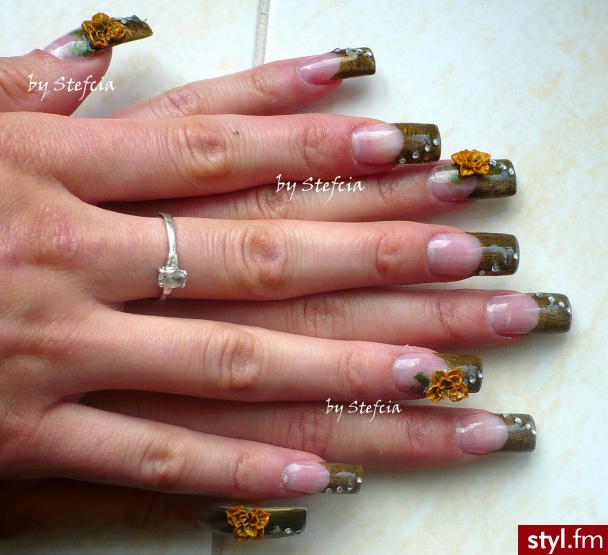 zielone pazurki. http://nailsofdreams.blog.onet.pl/ - Paznokcie