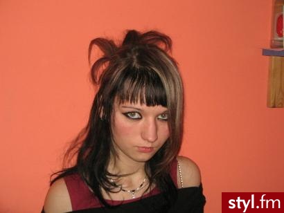 EMO Alternatywne Średnie Fryzury