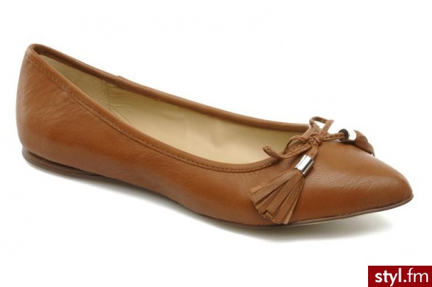 Georgia Rose BALERINKI SOLICE BY GEORGIA ROSE (Brązowy) - Balerinki Buty Moda