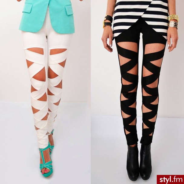 Leginsy Spodnie Moda