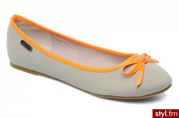 Refresh Balerinki POSSIBLI by (Pomarańczowy) - Balerinki Buty Moda