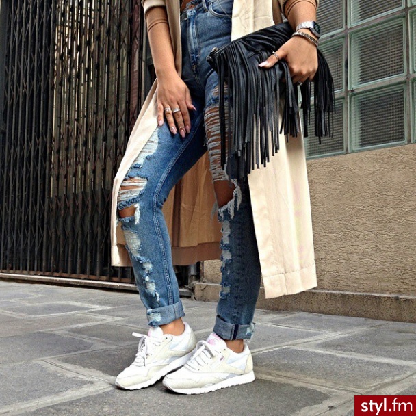 Jeansy Spodnie Moda