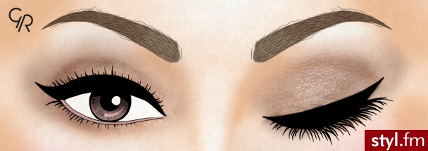 Kreskę w stylu klasycznego pin-upu łatwo wykonamy eyelinerem LONGSTAY GEL EYELINER marki Golden Rose, który posiada wygodny, precyzyjny aplikator, który ułatwi nam z pozoru trudne zadanie wyrysowania kreski. - Makijaże