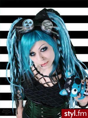 EMO Alternatywne Średnie Fryzury
