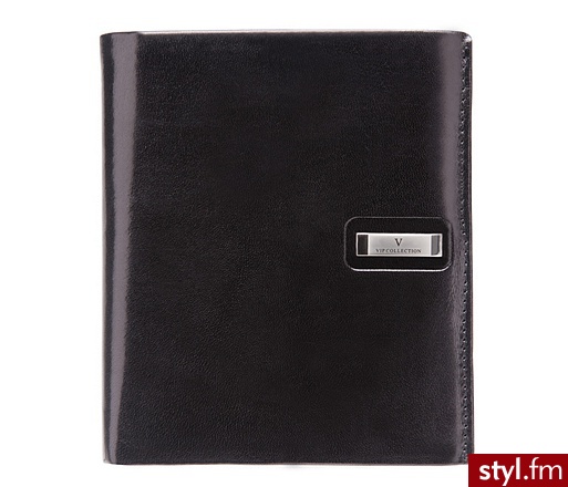 VIP COLLECTION PORTFEL (V03-01-221-10) czarny - Portfele i etui Dodatki Moda