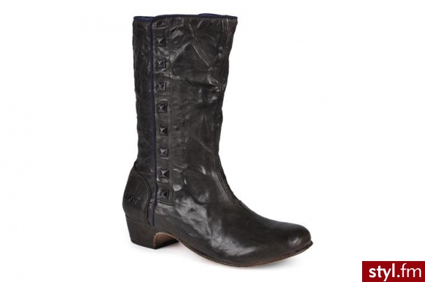 Kickers PÓŁBUTY I BOTKI GIPSY BY (BRĄZOWY) (Brązowy) - Botki Buty Moda