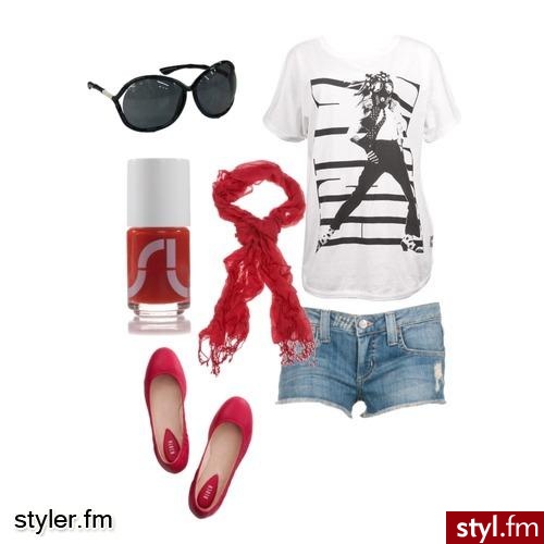 czerwony na lato - Styler