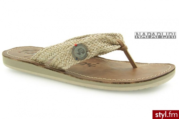 Napapijri Lele thong Rena Brown - Klapki Buty Moda