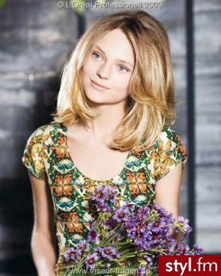 Średnie Fryzury