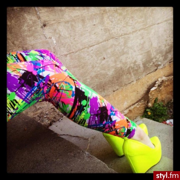 Leginsy Spodnie Moda