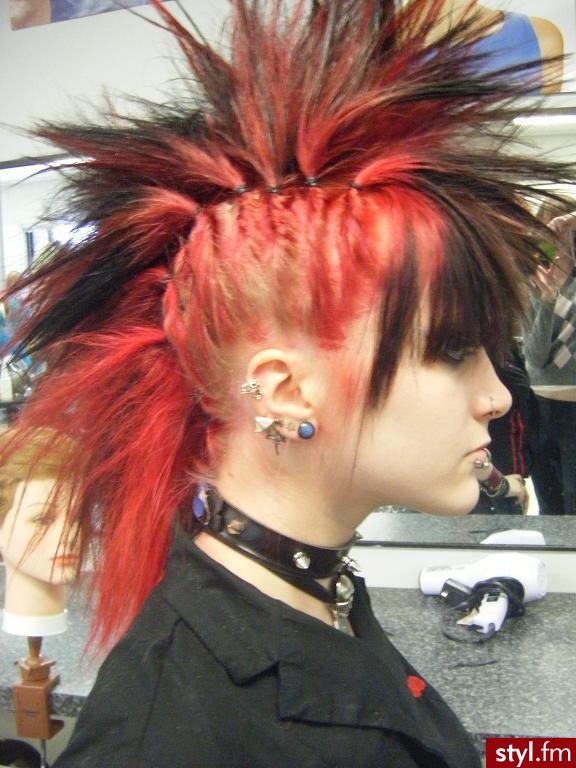 Punk Rock Alternatywne Średnie Fryzury