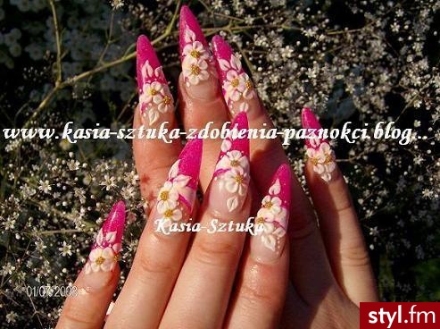 To nie jest moje wykonanie... znalezione w internecie :)) - Paznokcie