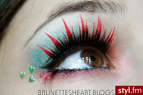 zielony makeup - Makijaże
