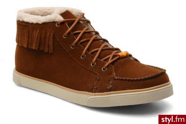 Skechers PÓŁBUTY I BOTKI MOHICAN BY (BRĄZOWY) (Brązowy) - Botki Buty Moda