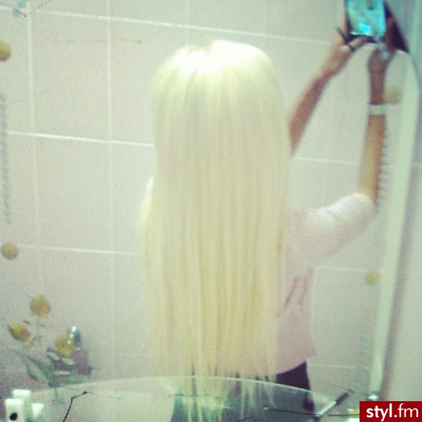 Blond Rozpuszczone Proste Na co dzień Długie Fryzury