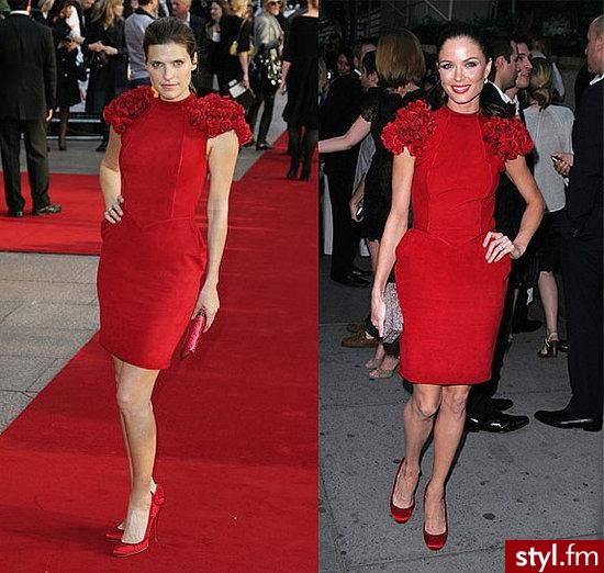 Lake Bell,
Georgina Chapman,

W sukni Marchesa . - Pozostałe Ciuchy Moda