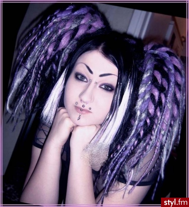 Punk Rock Alternatywne Średnie Fryzury
