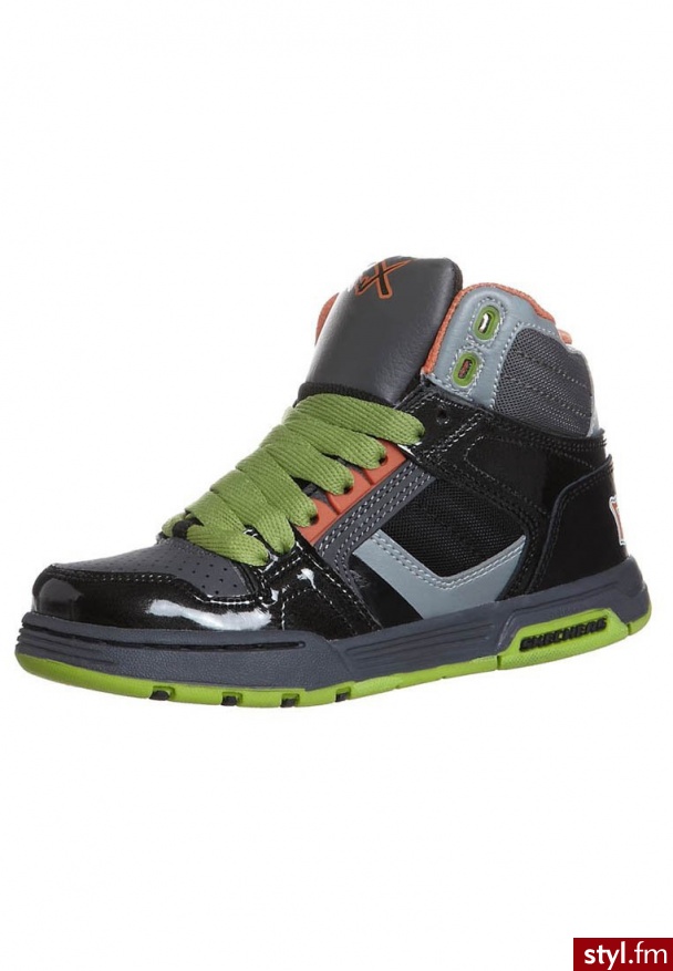 Skechers ENDORSE QUORK Buty skejtowe szary Półbuty - Półbuty Buty Moda